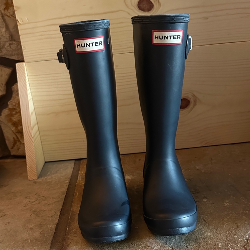 Youth Hunter Classic Navy Waterproof Boots